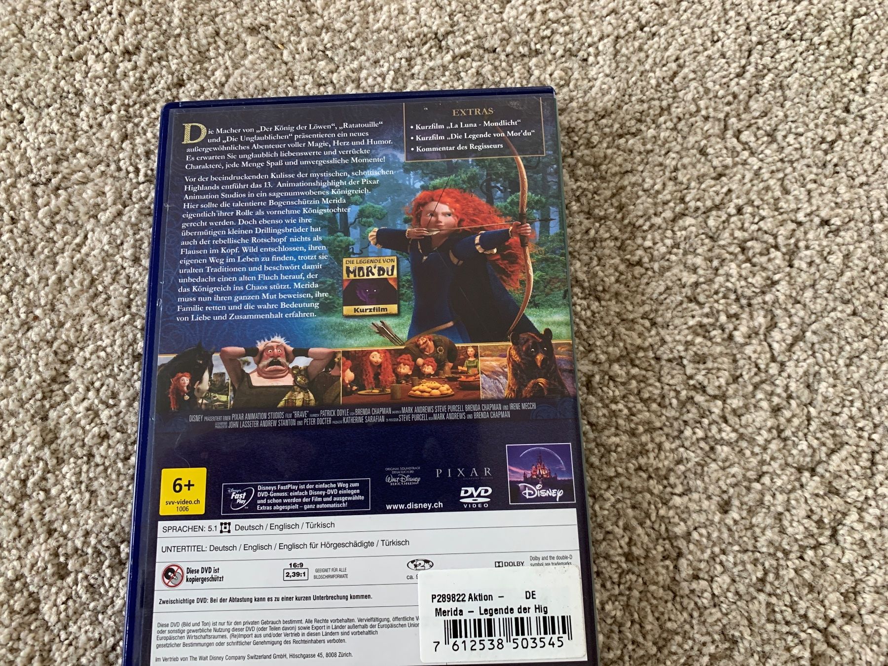 Tutti i DVDs: Dvd Merida – Usato da Oberweningen venduto da Jogi2 1