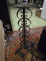 Vintage Kerzenständer, geschmiedet (D)