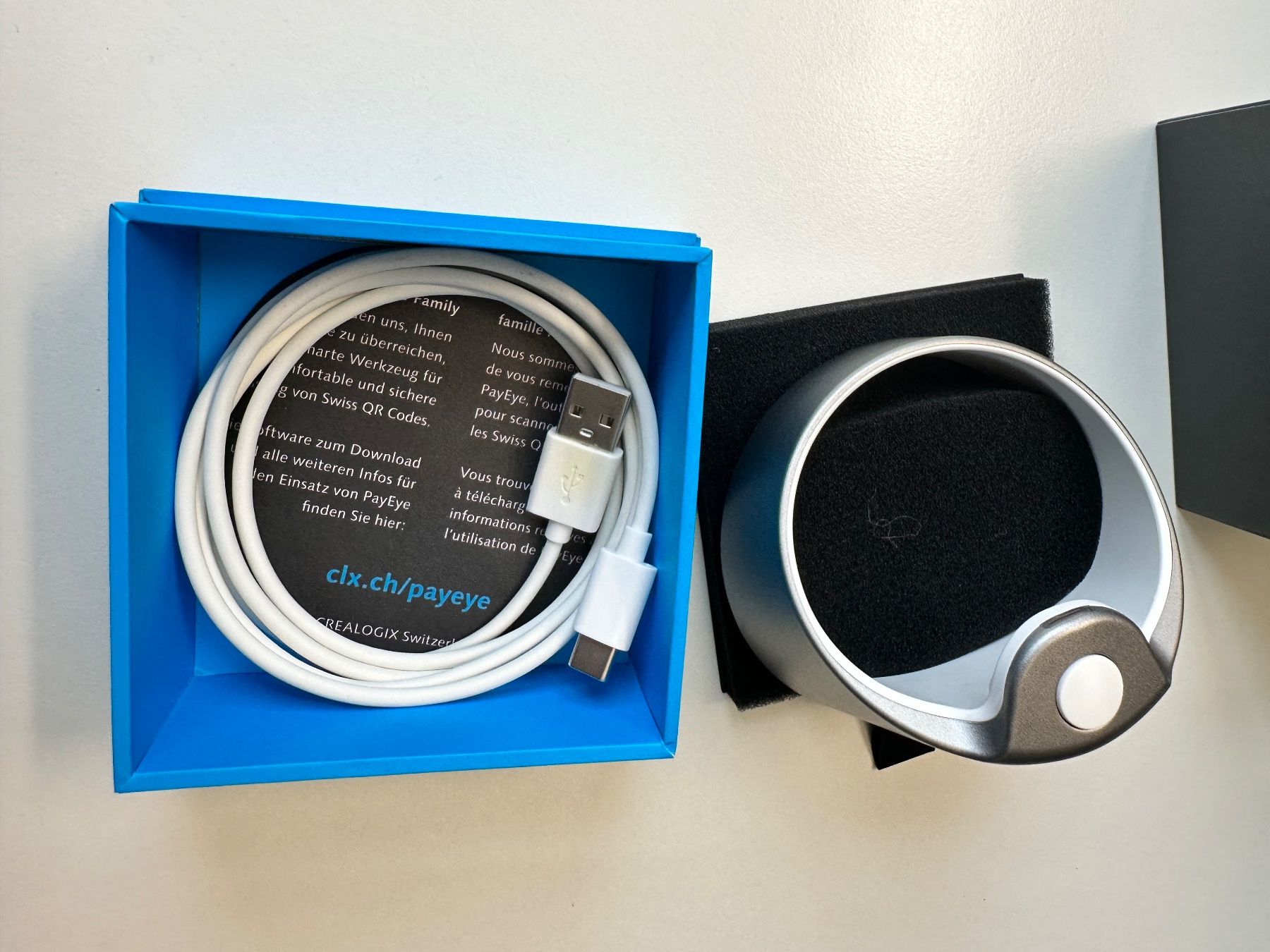 Scanner: PayEye: Innovativer QR-Code Scanner - Neuwertig! – Nuovo e nell'imballaggio originale da Mettendorf TG venduto da Pinova02 1