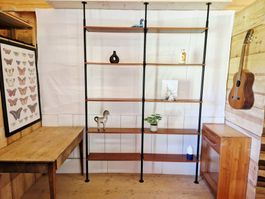 Schönes Teleskopregal 60er 70er Nr. 44 (pfuedrikson)