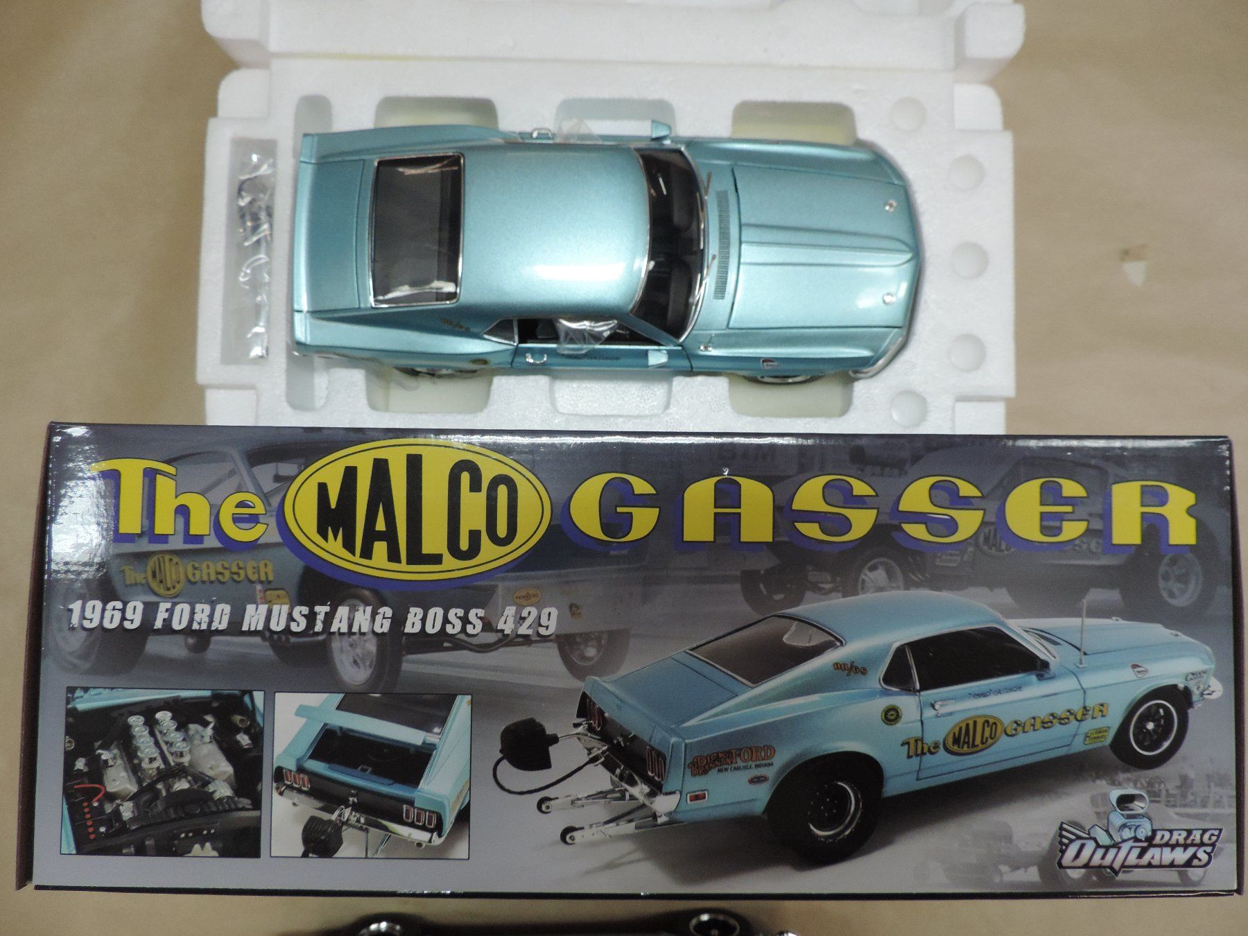 Ford Modellini d'auto: 1969 Ford Mustang ACME 1:18 – Nuovo e nell'imballaggio originale da Epautheyres venduto da LordSkull 1