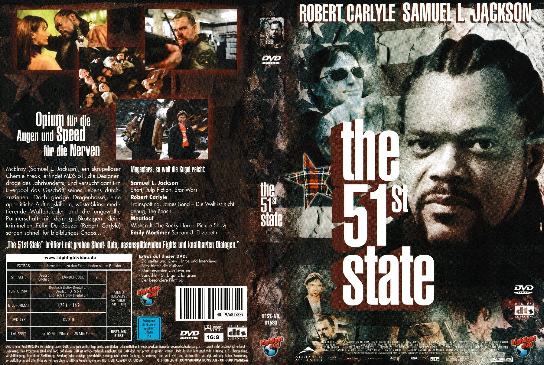 Tutti i DVDs: DVD - The 51st State – Usato da Langnau am Albis venduto da MediaRescuerKeLoX