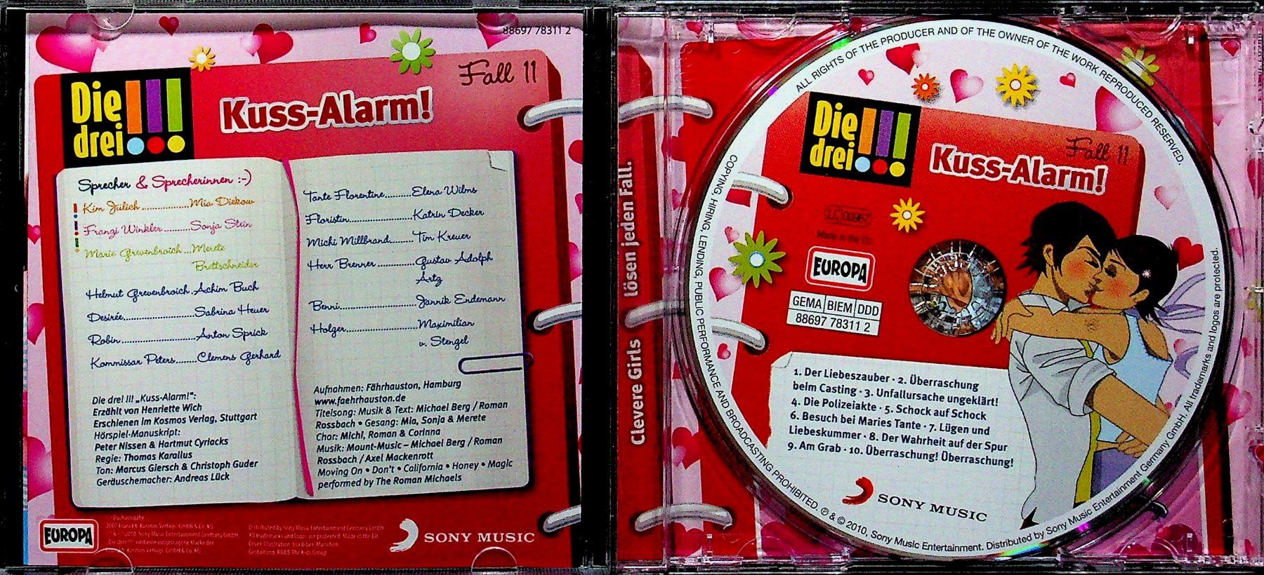 CD: CD Die drei !!!  Der Fall 11 Kuss Alarm – Usato da Reitnau venduto da Zaomir 2