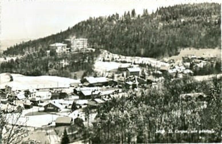 Cartoline postali: St. Cergue, vue generale – Usato da Ottikon b.Kemptth. venduto da Neptun1974