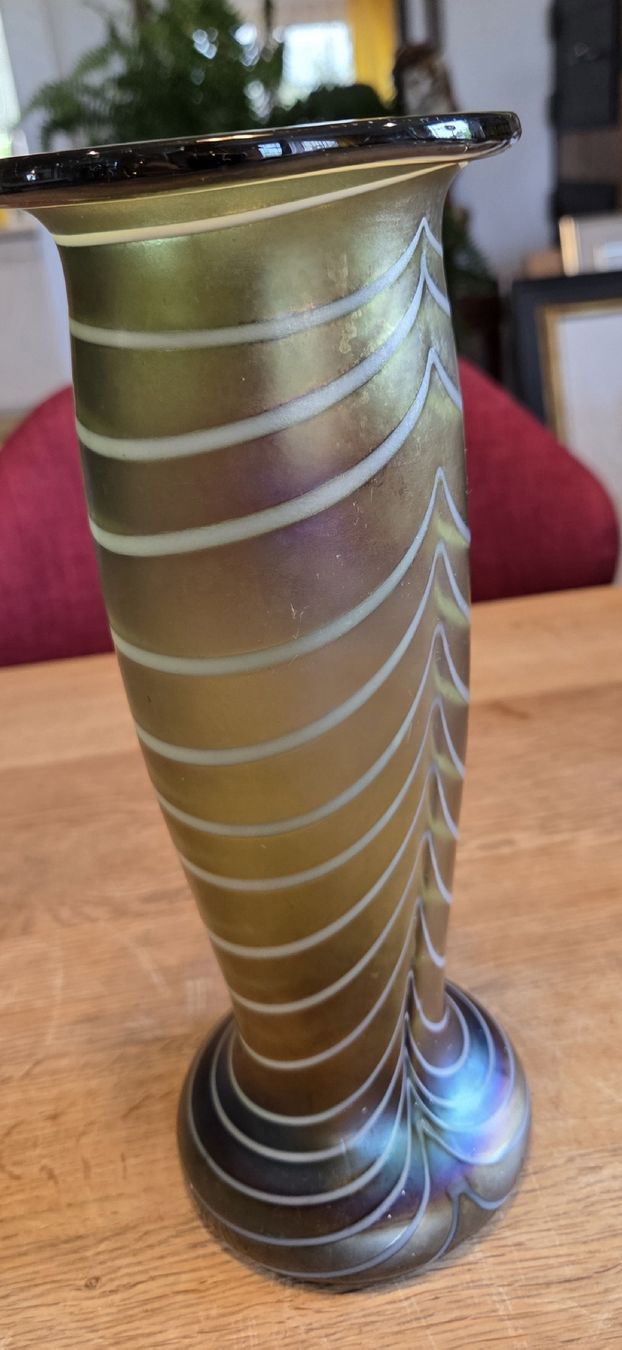Vasen & Gefässe: Jugendstil Kunstglas Vase – Gebraucht aus Rehetobel von hobirot01 6