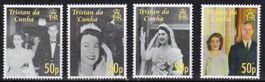 Tristan da Cunha, Mi 928-931**, KW € 8.00, Queen Elisabeth