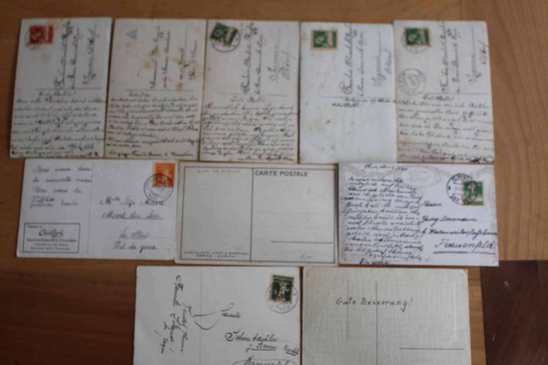 Cartoline postali: 10 Alte Ansichtskarten Kitschkarten – Usato da einsiedeln venduto da Huttli 1