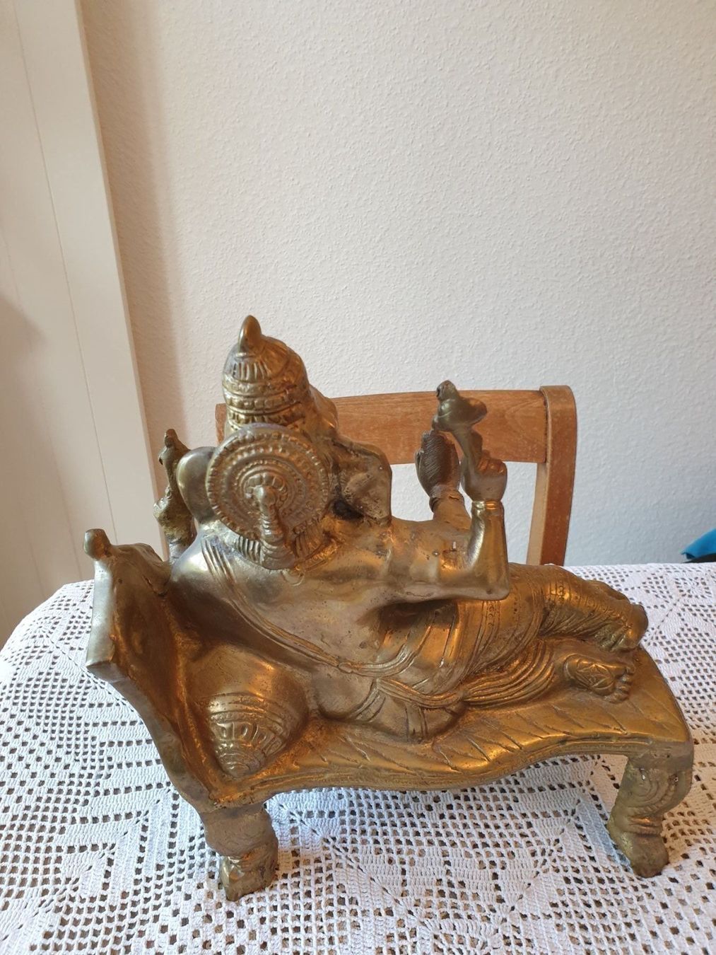 Sculture & Statue: Antiker Buddha Ganesha auf Thron – Usato da Bottmingen venduto da sandy_2 5