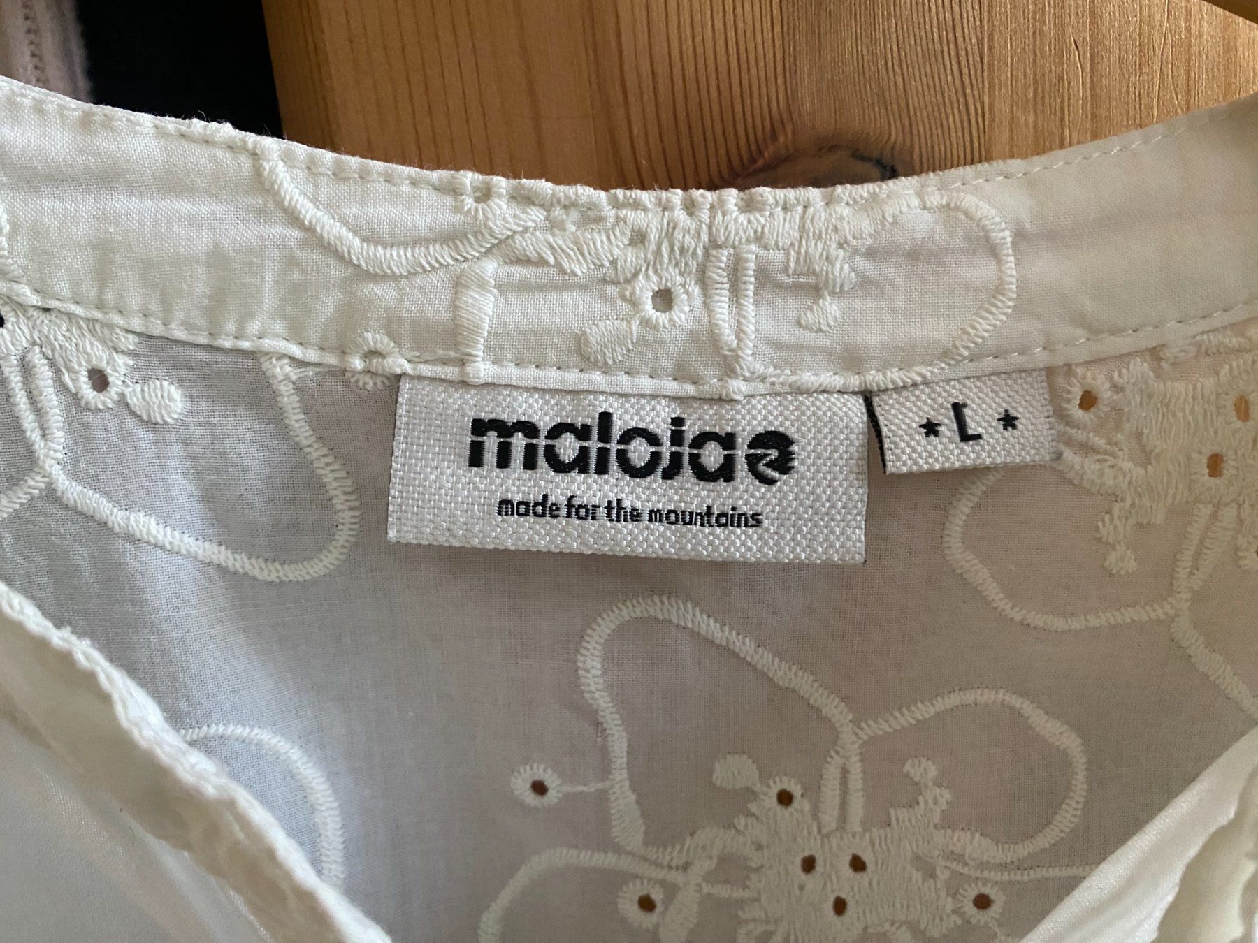 Maloja Camicette: Damenbluse weiss, Grösse L – Nuovo (secondo la descrizione) da Grindelwald venduto da SumsiBiene 2