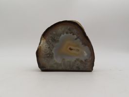 Achat Geode poliert - Naturstein, Deko, Stiftehalter