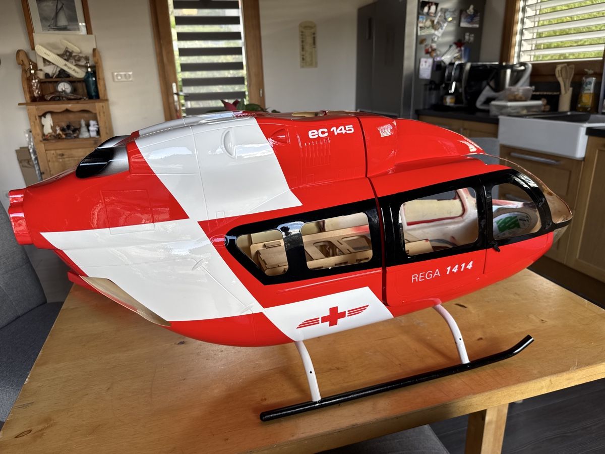 Rega RC Modellbau: Fuselage EC 145 rega – Gebraucht aus Le Locle von Nassim25 6