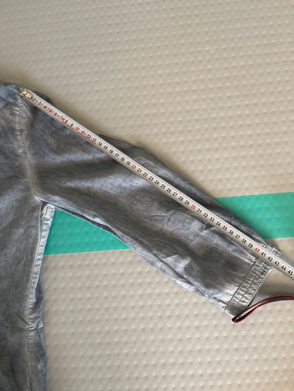 Marc O'Polo Camicette: Bluse mit Rüschen, blau-grau, Marco Polo, 38 – Usato da Solothurn venduto da Bobesch08 7
