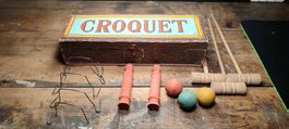Wunderschönes seltenes Croquet Spiel Made in Westn Germany