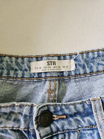 mom jeans von stradivarius grösse 38