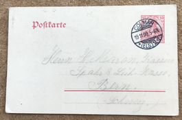 DEUTSCHES REICH POSTKARTE