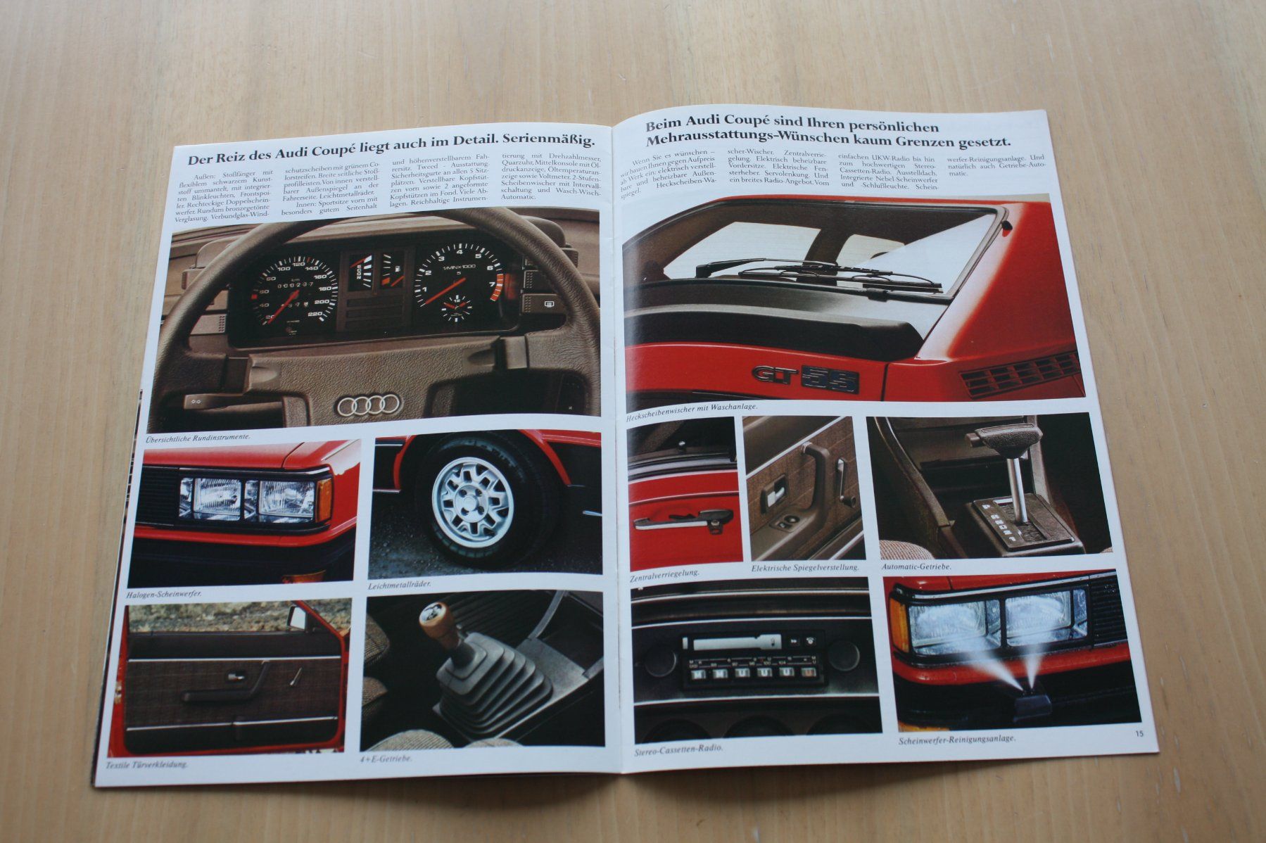 Audi Documents: Audi Coupe Prospekt 1981 – D'occasion à Wikon par erwin400 7