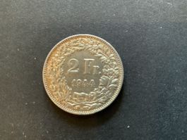1944 ZWEIFRÄNKLER SILBER - UNZ 