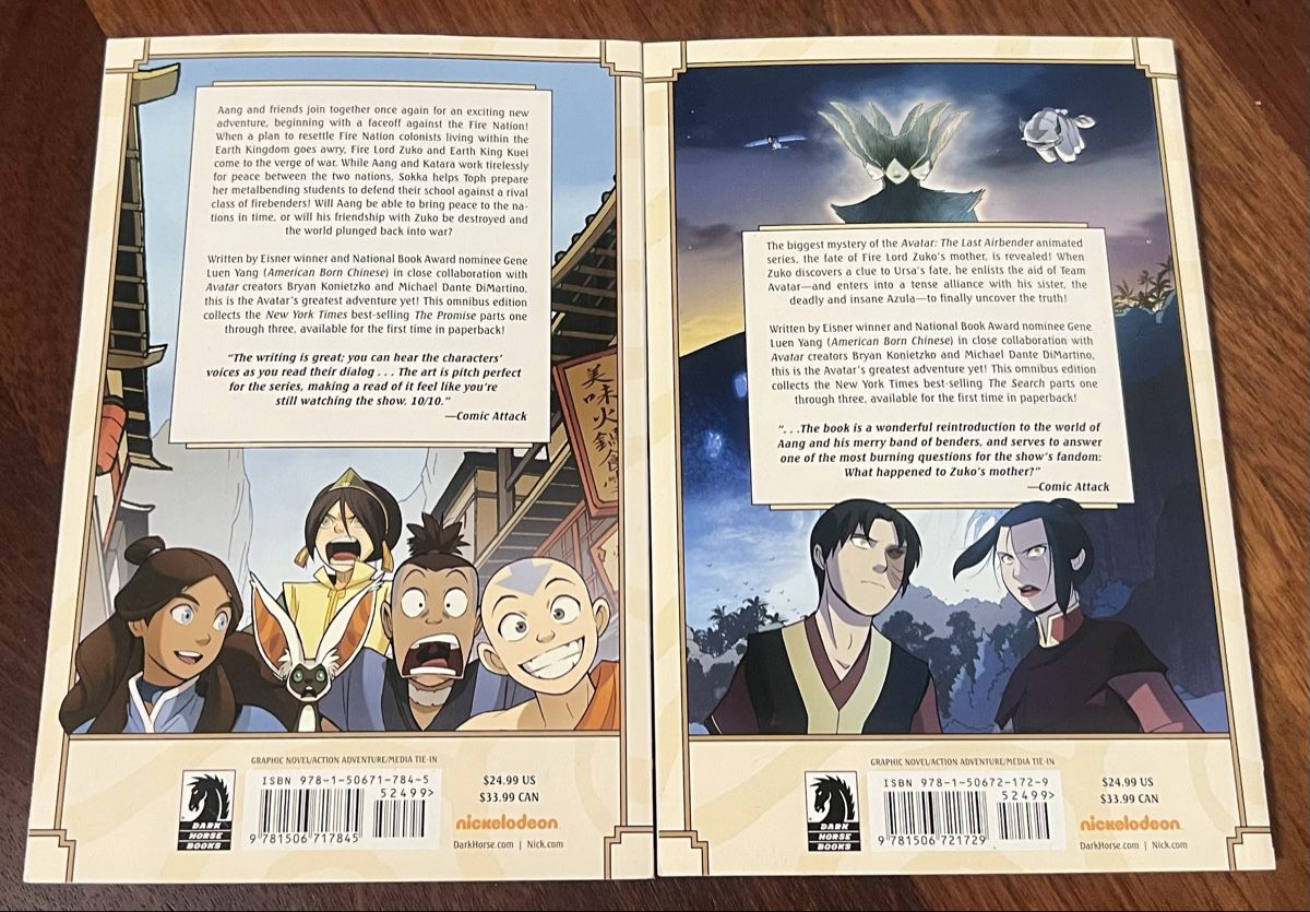 Fumetti: Avatar The Last Airbender Comics (EN) – Nuovo (secondo la descrizione) da Allmendingen b. BE venduto da MsMuffinPie 1