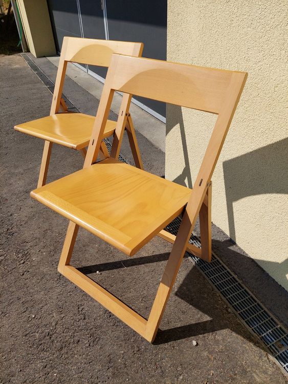 5 STK HOLZKLAPPSTÜHLE Kaufen auf Ricardo