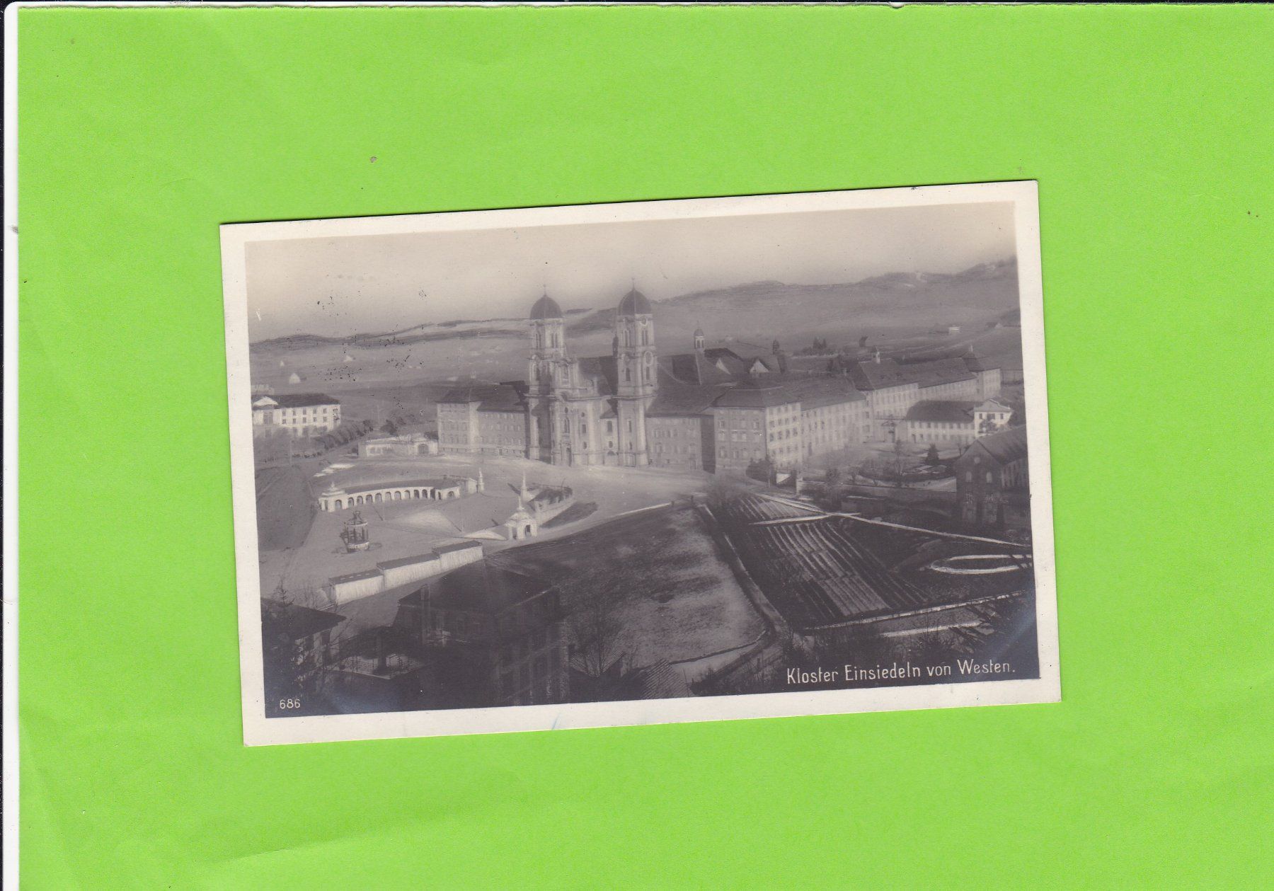 Cartoline postali: Kloster Einsiedeln-1913 – Usato da St. Peterzell venduto da neckertal