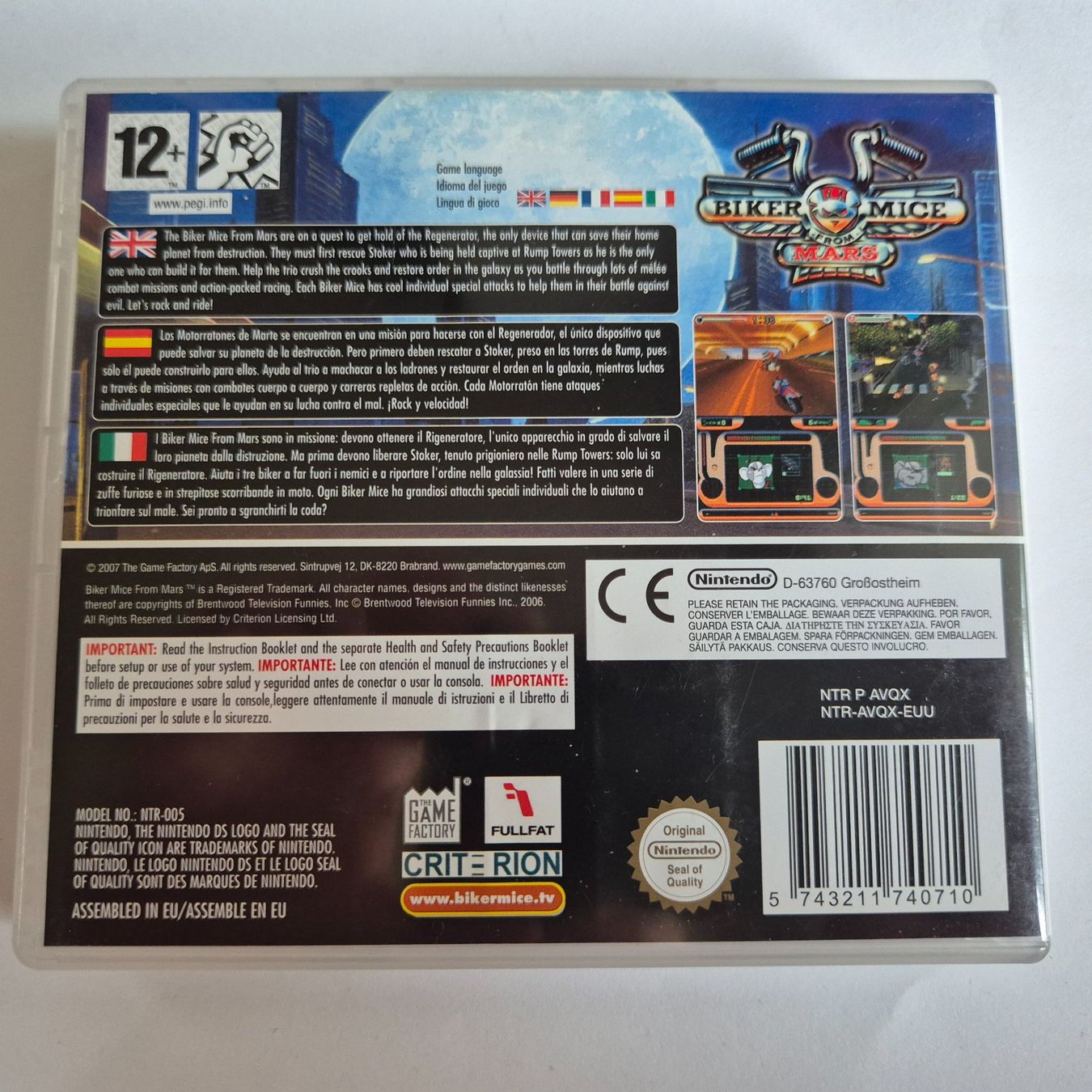 Nintendo Giochi: Biker Mice from Mars - DS – Usato da Zürich venduto da Mephisto87 1