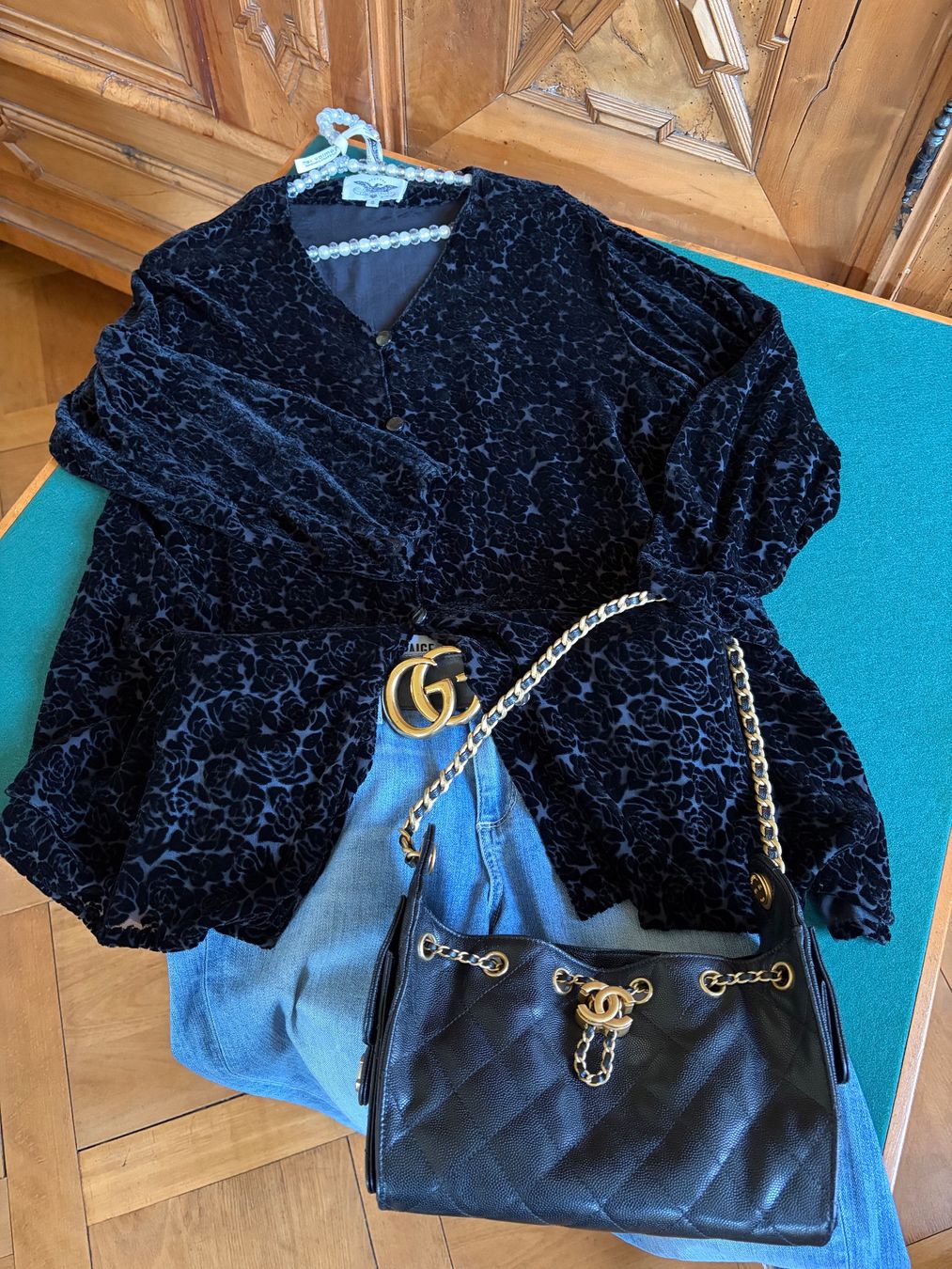 Kostüme: VINTAGE SET / Jacke+Rock / A GOLDEN EAGLE  NEU 40% Seide – Neu (gemäss Beschreibung) aus Interlaken von Bona55 8