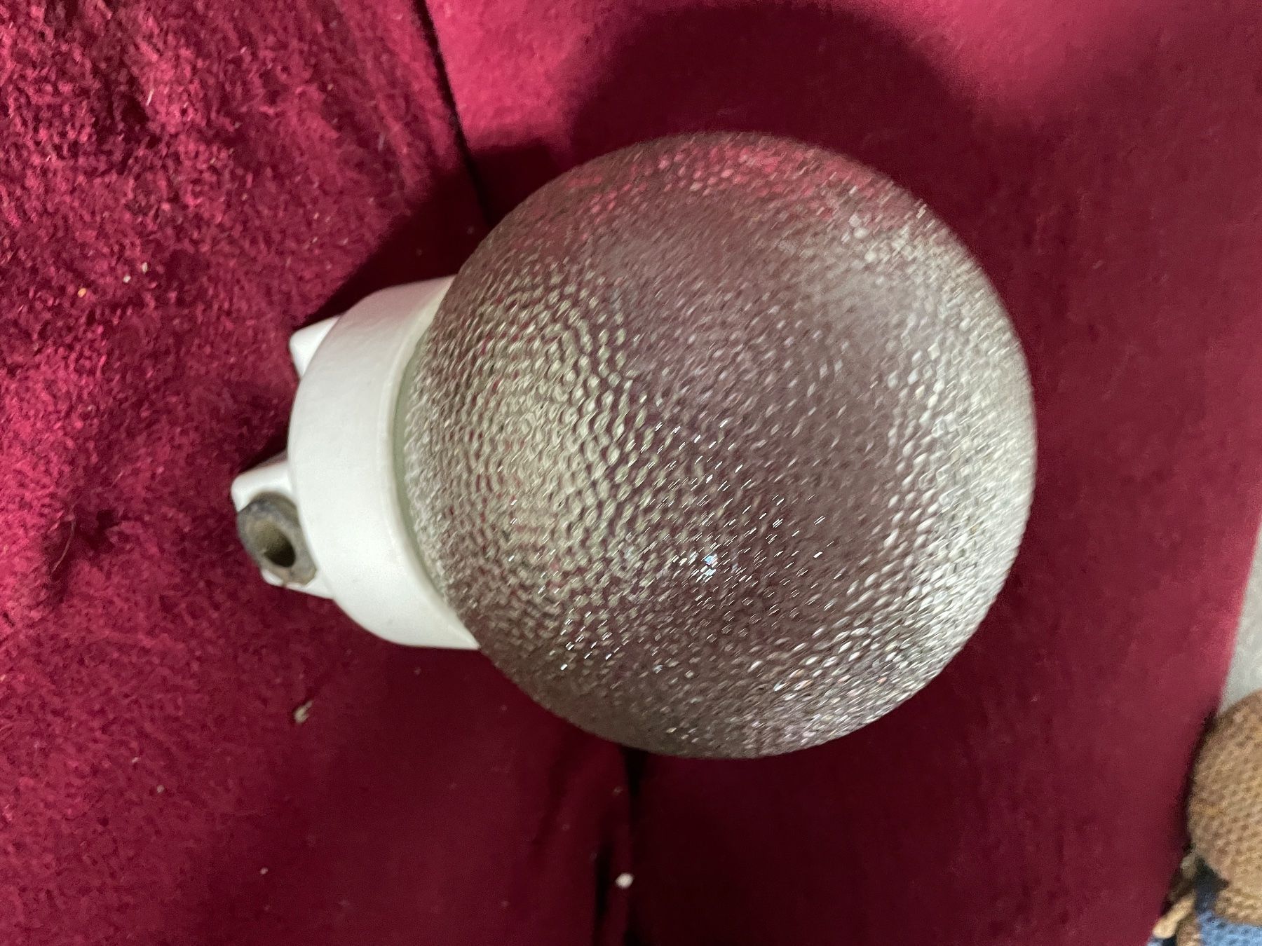 Lampade: Decken wand lampe alt Keramik Glas weiss – Usato da Buchs SG venduto da Billikatze5 2