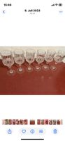 6 Kristall Wassergläser, Bleikristall, Glas,Top Zustand