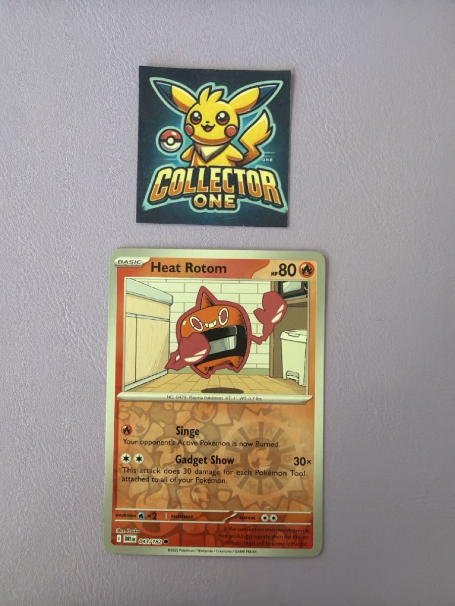 Pokémon Carte collezionabili: Pokemon Heat Rotom 043/182 Top – Nuovo (secondo la descrizione) da Lommiswil venduto da CollectorOne