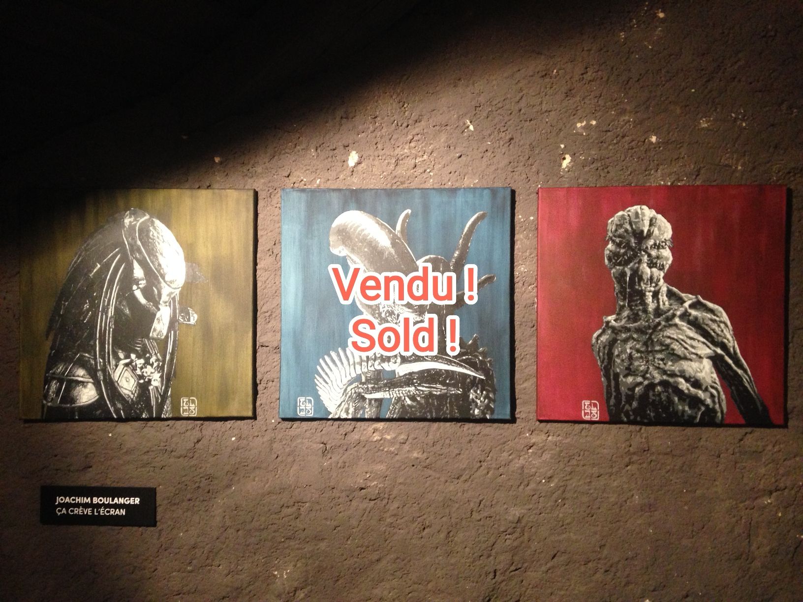 Dipinti: Street Art - Stranger Things Demogorgon + Predator – Usato da La Chaux-de-Fonds venduto da AbsintheBilly 2