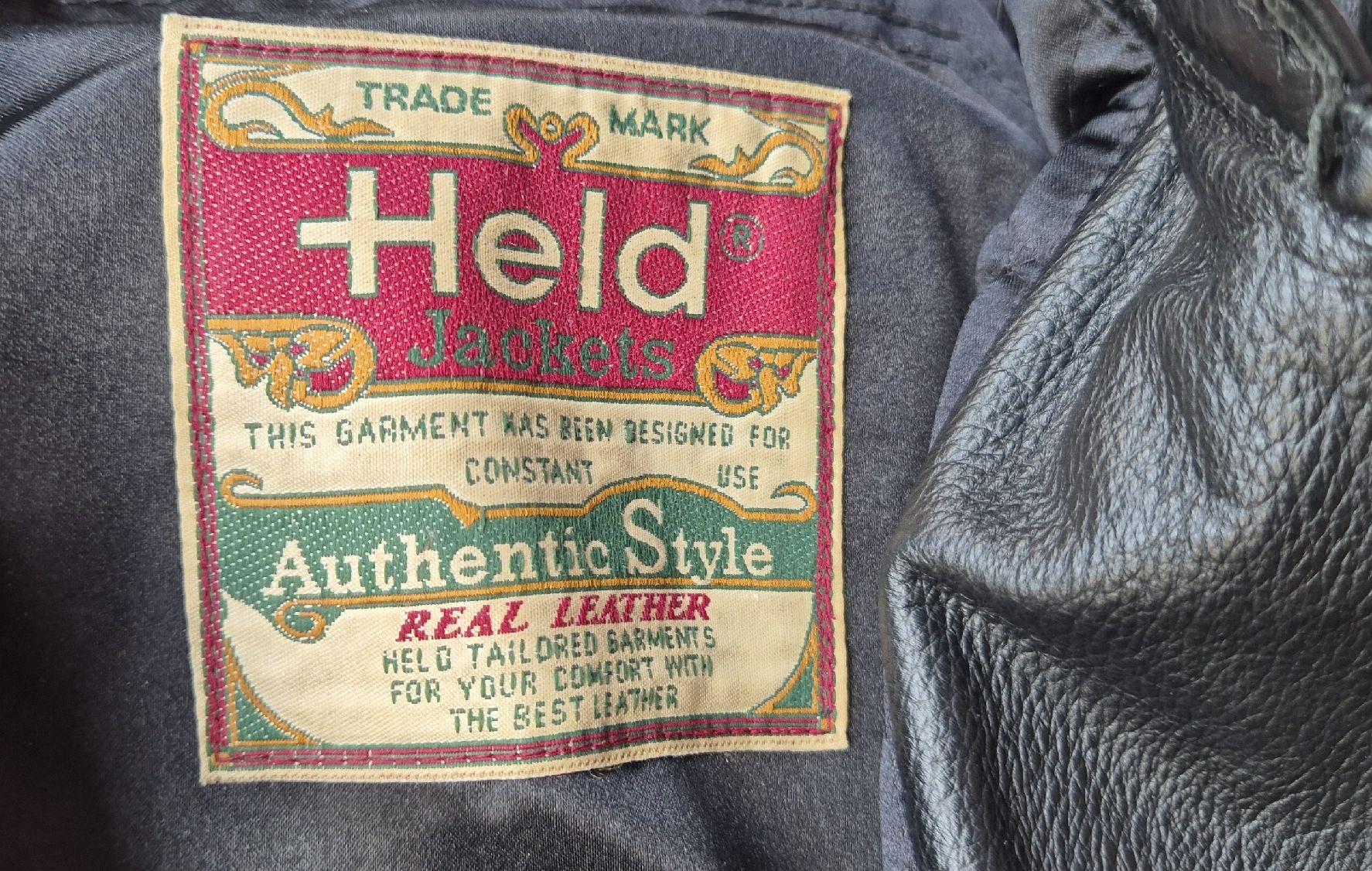 Giacche: Held Motorrad Jacke, Leder, Schwarz Gr. 50 – Usato da Neerach venduto da SilliS 4