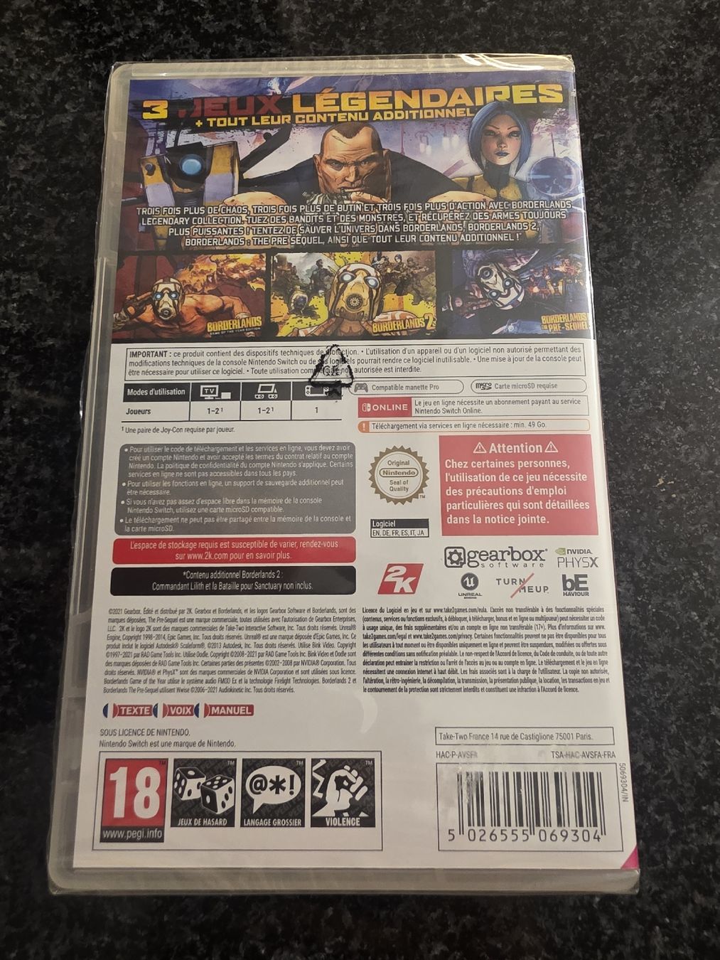 Giochi: Borderlands Collection Nintendo Switch (neuf) – Nuovo e nell'imballaggio originale da Chavornay venduto da Crash37 1