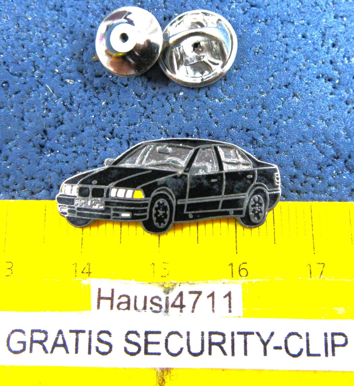 BMW Placchette & Badge: BMW 3er E36 AUTO PIN ENAMEL mit SECURITY-CLIP KLEIN-FEIN – Usato da Ettingen venduto da Hausi4711