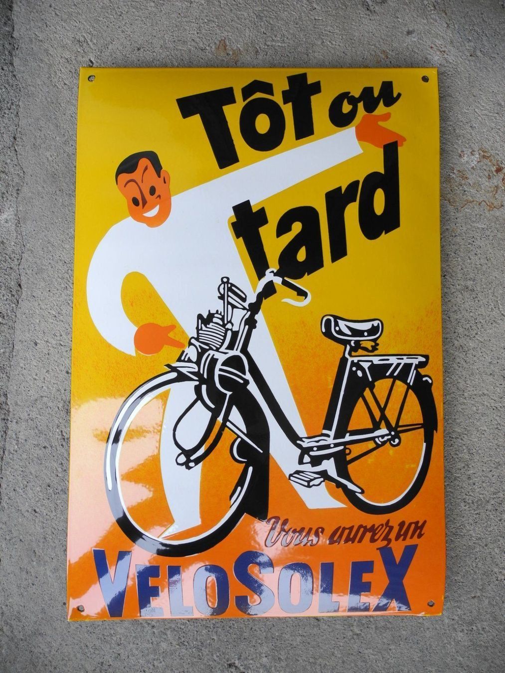 Solex Ecriteaux: GROSSES SOLEX EMAILSCHILD – Neuf (Voir description) à Reinach AG par Huckleberrysix
