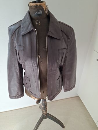 Braune Lederjacke Gr.40 von Leather Sound, feinstes Material