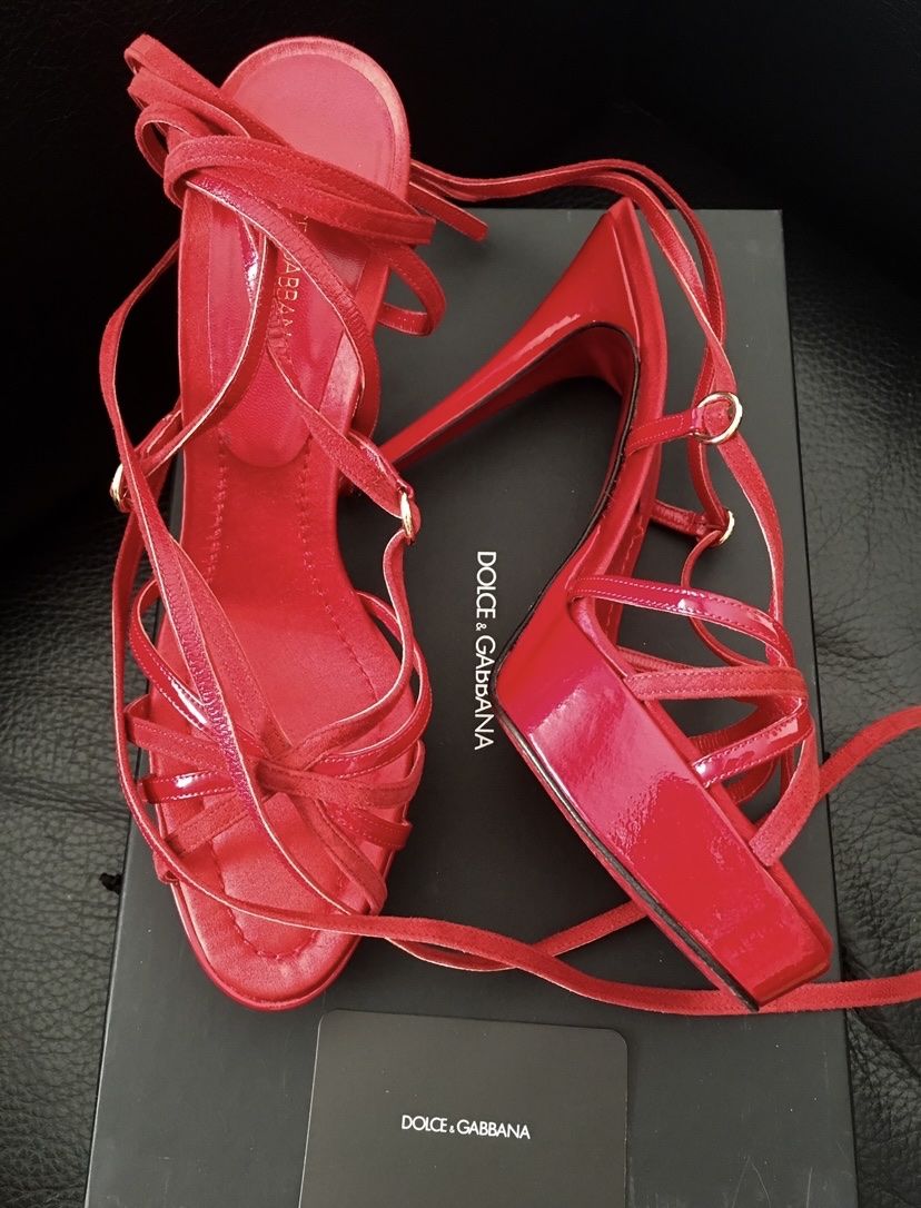 Dolce & Gabbana Damenschuhe: Dolce&Gabbana sandali schiava 38.5 – Neu und originalverpackt aus Mendrisio von SGR85 1