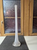Vintage Solifleur Bodenvase 70 cm Glas Weiss 60er 70er Jahre