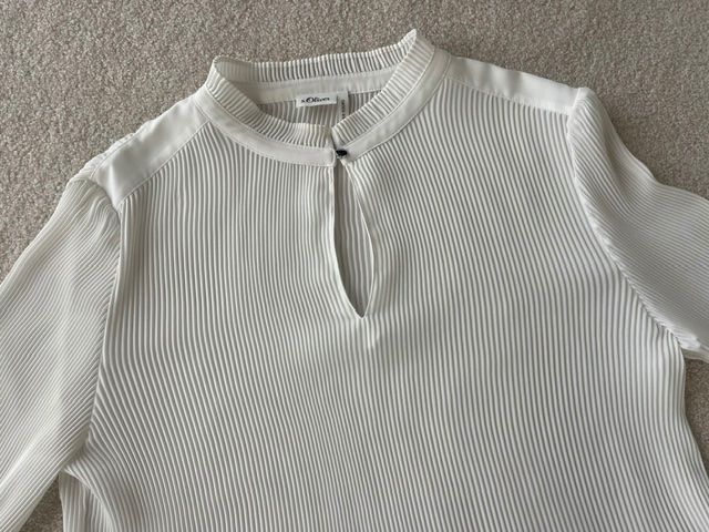 S.Oliver Camicette: S. Oliver Bluse / Tunika cremeweiss Gr. 40 – Usato da Aesch ZH venduto da niro007 1