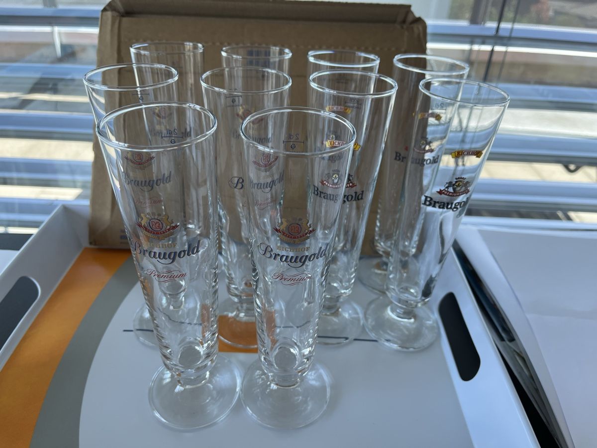 Gläser: 10 Biergläser / 20 cm hoch – Gebraucht aus Beckenried von Beggo51