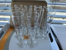 10 Biergläser / 20 cm hoch