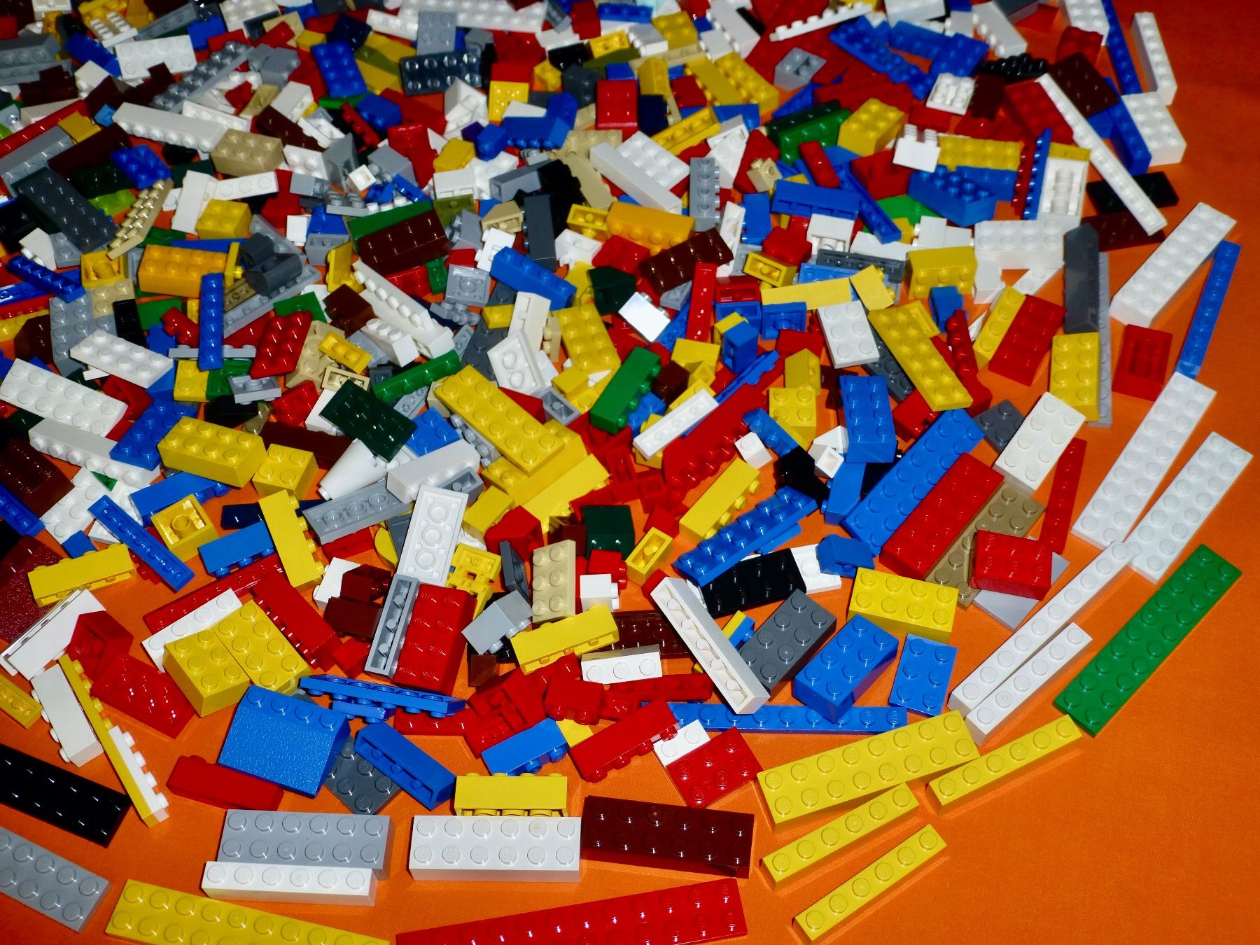 Lego Giocattoli: Lego/ 1 Kilo bunt gemischte Bausteine. Gewaschen. – Usato da Langnau am Albis venduto da Maugli 2