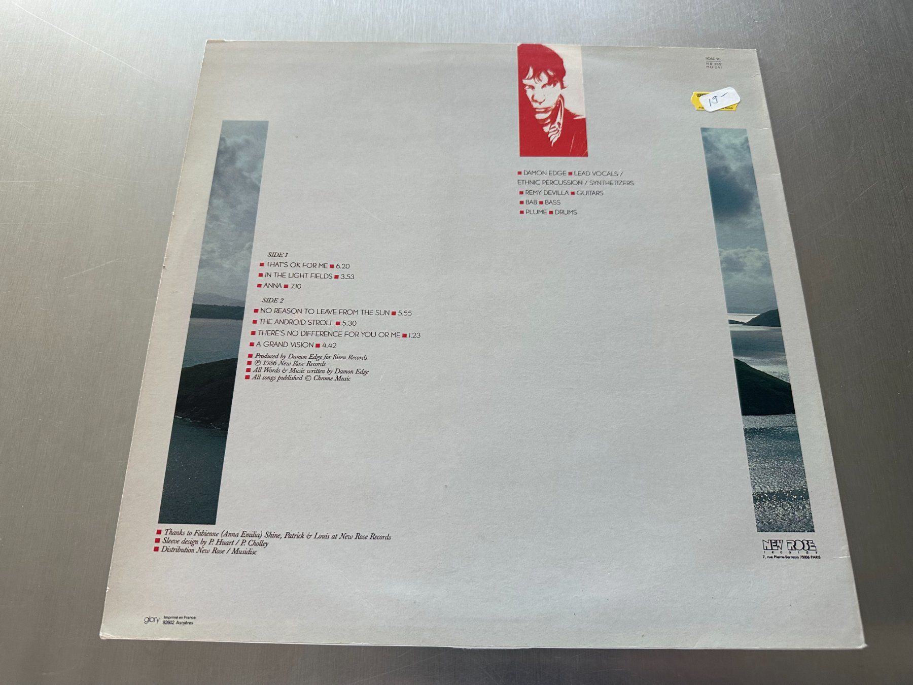 Dischi in vinile: DAMON EDGE LP GRAND VISIONS - CHROME – Usato da Sion venduto da jaipur1401 1