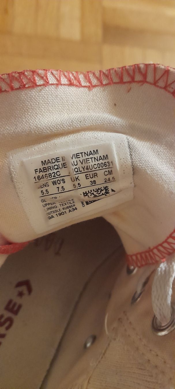 Converse Chaussures femmes: rote Converse Gr. 38 – D'occasion à Ebikon par dietiker-s 2