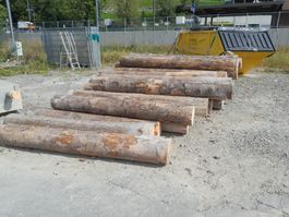 Baumstamm Rundholz Stützen  Bohlen Spriess Brennholz