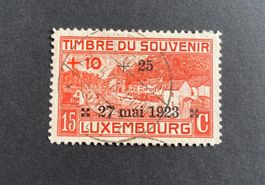 Luxemburg, Erinnerungsmarke (1923), gestempelt