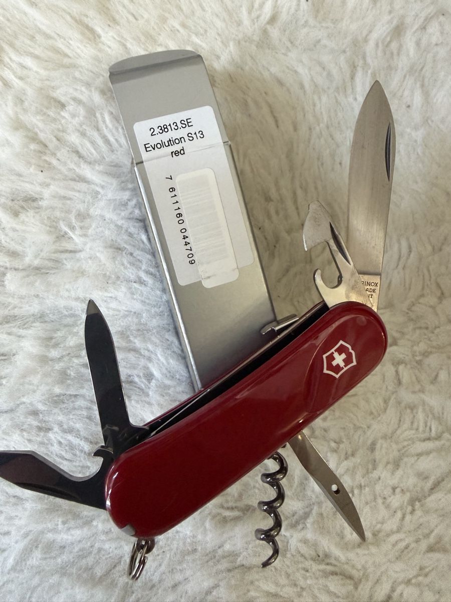 Victorinox Coltelli tascabile: Neues Sackmesser klein Evo. red S13 – Nuovo e nell'imballaggio originale da Zug venduto da specki5 1