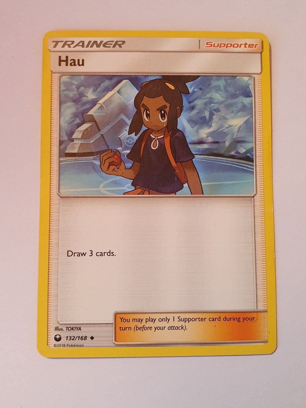 Pokémon Carte collezionabili: Pokémon Trainer Supporter Hau TCG 2018 – Usato da Oberdorf BL venduto da BaldenEagle