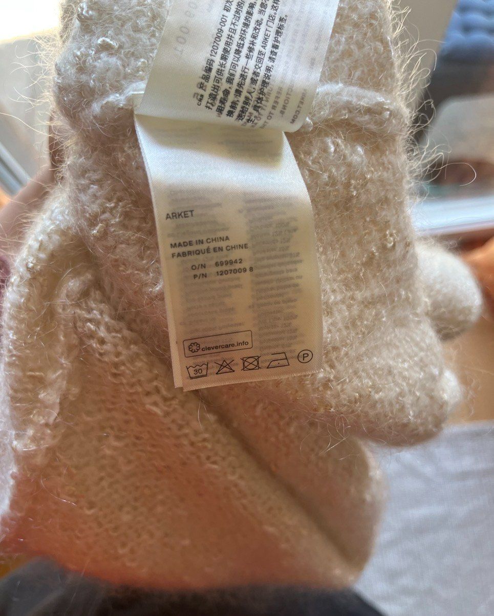 Arket Maglioni & Felpe: Wunderschöner Strickpullover mit Schleife, ivory, Gr. M/38 – Usato da Zürich venduto da Sakura888 6