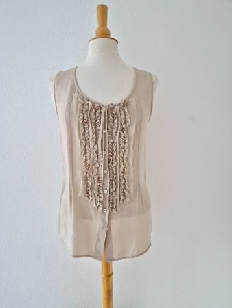 FFC SEIDE TOP SEIDENTOP 38 M BEIGE NP 290 CHF , TOLL ZU ROCK