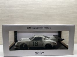 Modellauto Porsche 911 Carrera RSR 2.1 Norev silber neu! OVP